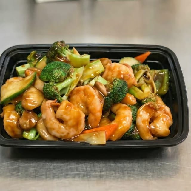 Shrimp with Mixed Veg.