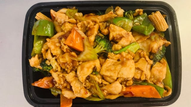 Chicken with Hot Garlic Sauce.
