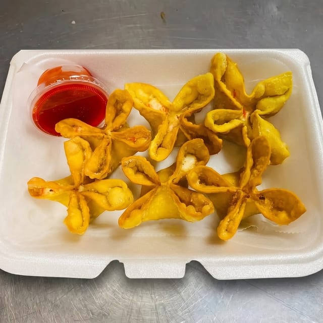 Fried Krab Rangoon.