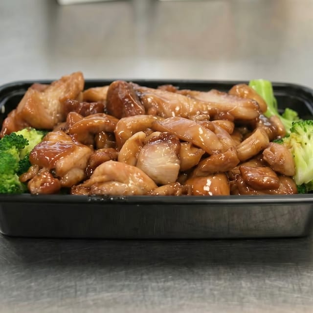 Bourbon Chicken.