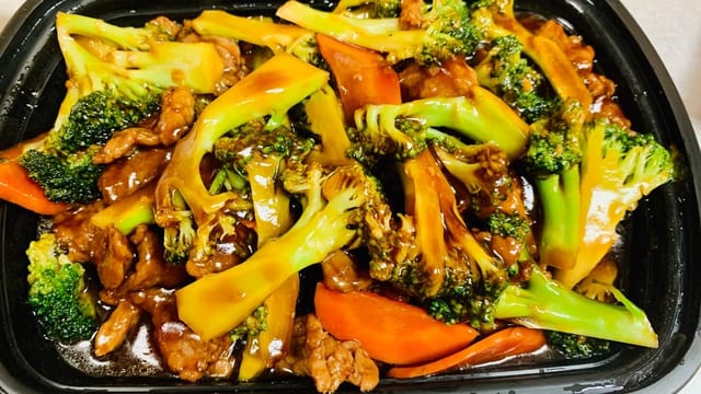 Beef with Broccoli.