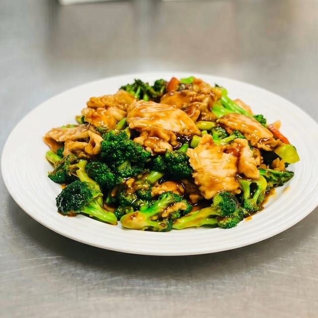 Chicken with Broccoli.